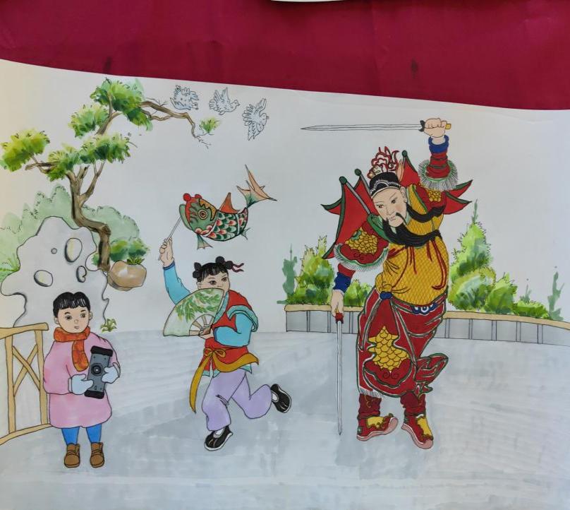 天津市滨海新区乐竞官网 《悄然福至》方雨洁 大一年级